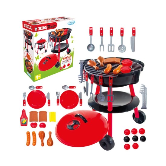Lauko grilius - Barbeque su priedais 32 vnt.